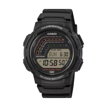 Casio WS-1800-1AV Sporty Design Resin Band Men Watch